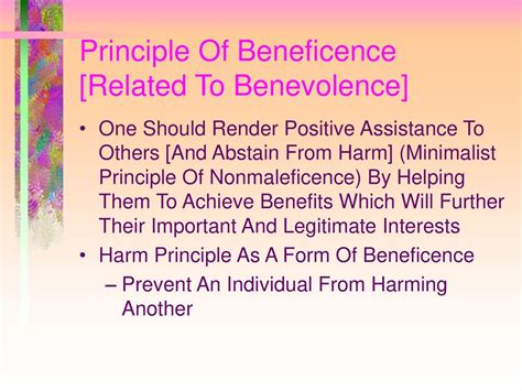 contribution to the welfare of others crostic|The Principle of Beneficence in Applied Ethics.
